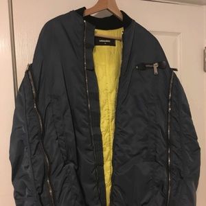 Oversized Bomber Cape Bondage Dsquared2 Pre-Fall 2016